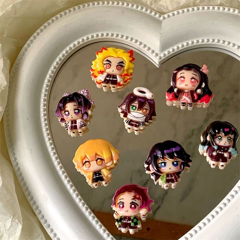 Anime Cosplay Realistic - Demon Slayer accessories seamless dot stickers,