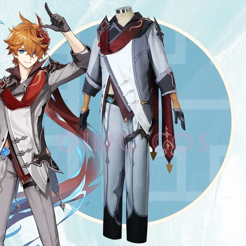Anime Cosplay Buy - Genshin Impact Tartaglia Cosplay Costume Uniform