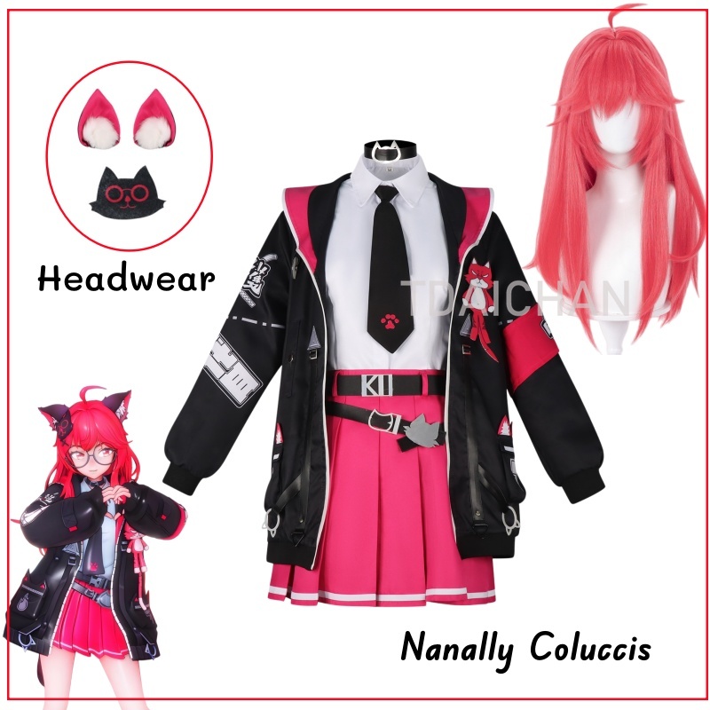 Anime Cosplay Cat - Neverness To Everness Nanally Coluccis Cosplay