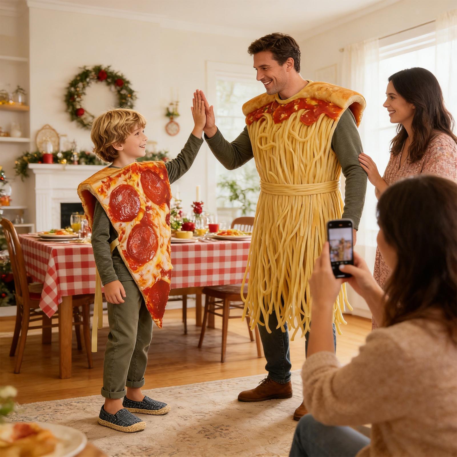 Pizza Halloween Costume Realis - Anime Cosplay Realistic ulasan dan harga