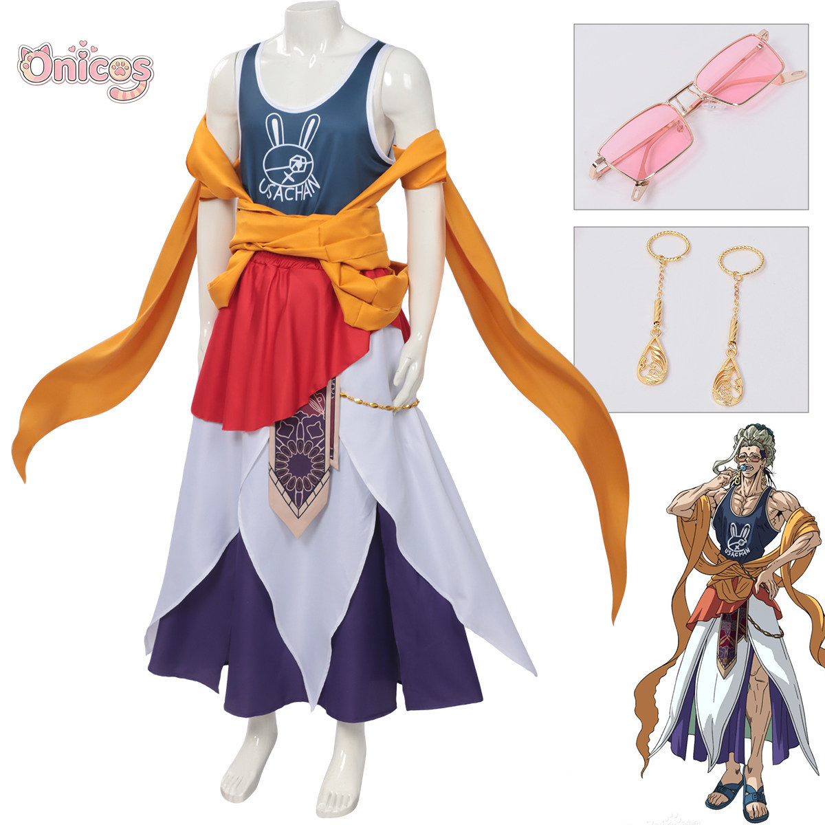 Record of Ragnarok Buddha Cosp - Anime Cosplay Show ulasan dan harga