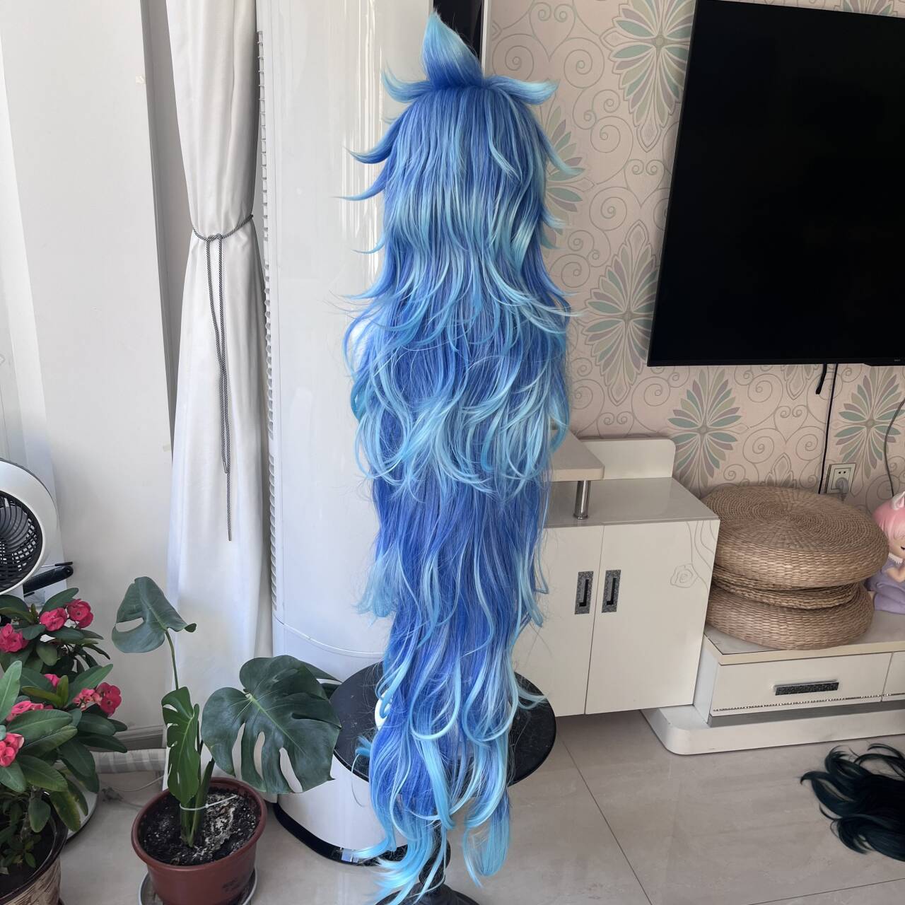 [Styled Wig]Idia Cosplay Wig A - Anime Cosplay Long Hair ulasan dan harga