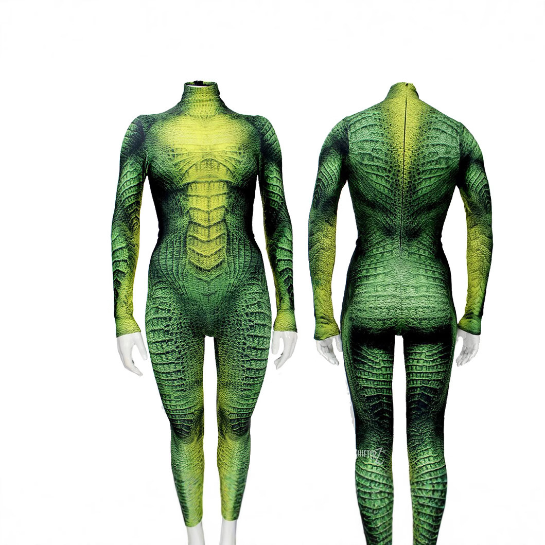Reptile Animal performance cos - Anime Cosplay Jumpsuit ulasan dan harga