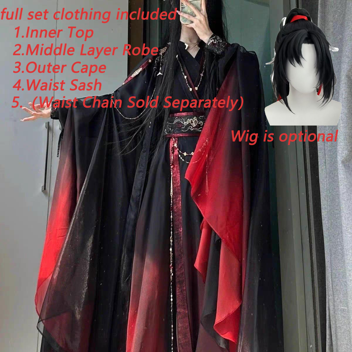 Unisex Ancient Chinese Xianxia - Anime Cosplay Show ulasan dan harga