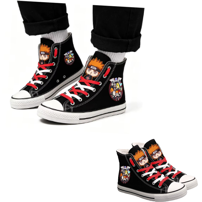 Naruto Uzumaki High-Top Canvas - Anime Cosplay Idea ulasan dan harga