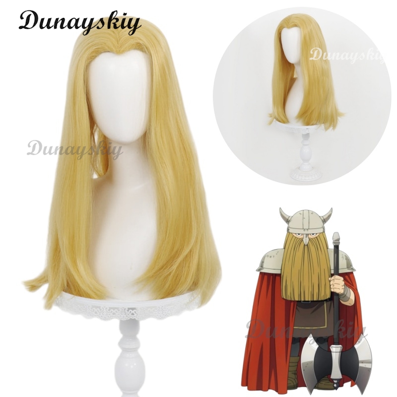Eisen Cosplay Set Long Wig Axe - Anime Cosplay Long Hair ulasan dan harga