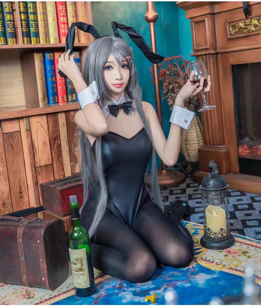 Sexy Bunny Girl Sakurajima Mai - Anime Cosplay Jumpsuit ulasan dan harga