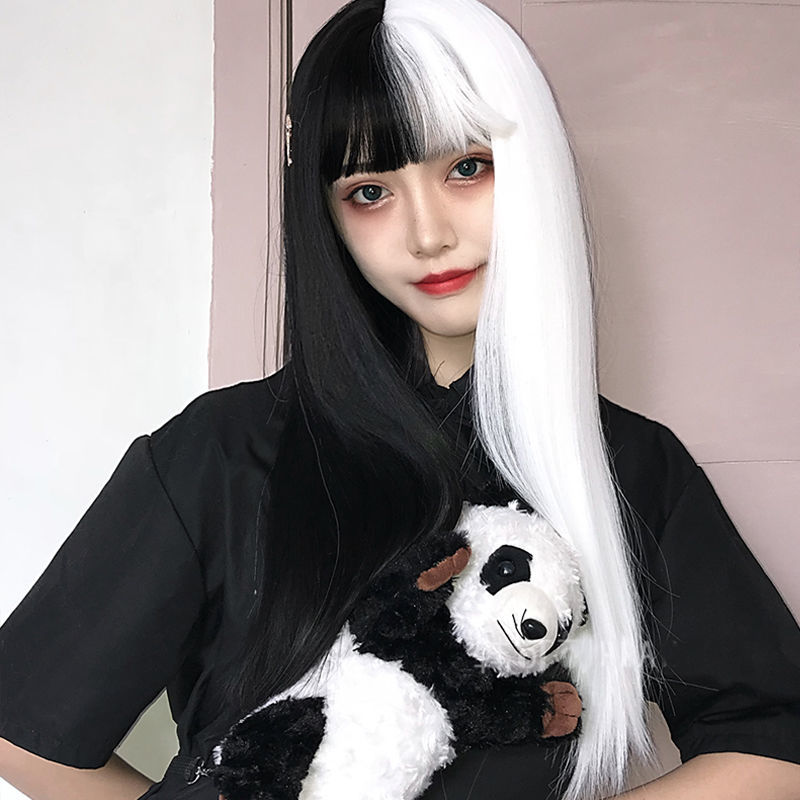 Realistic Human Hair Wig - Lol - Anime Cosplay Realistic ulasan dan harga