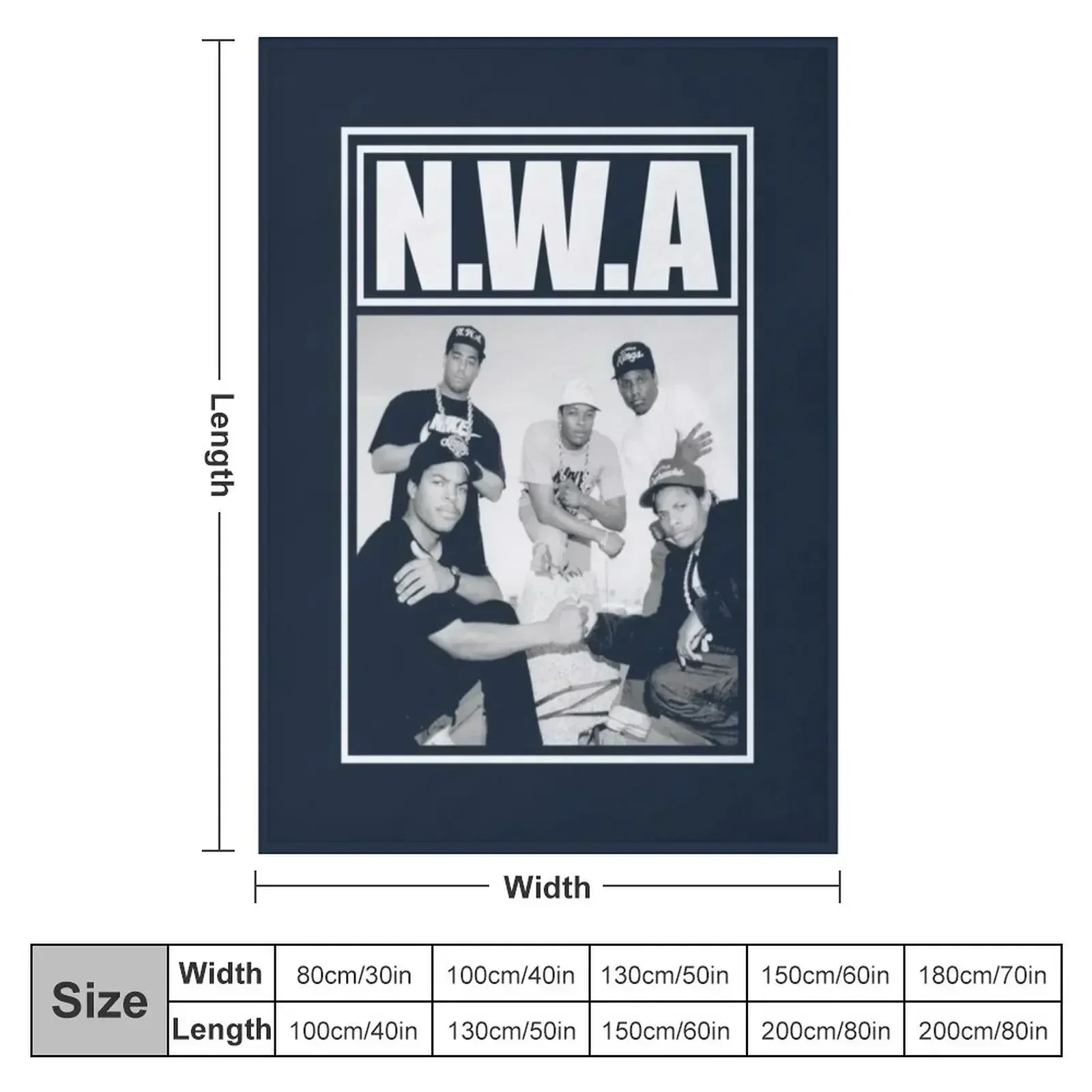 NWA GANGSTA Throw Blanket cosp - Anime Cosplay Idea ulasan dan harga