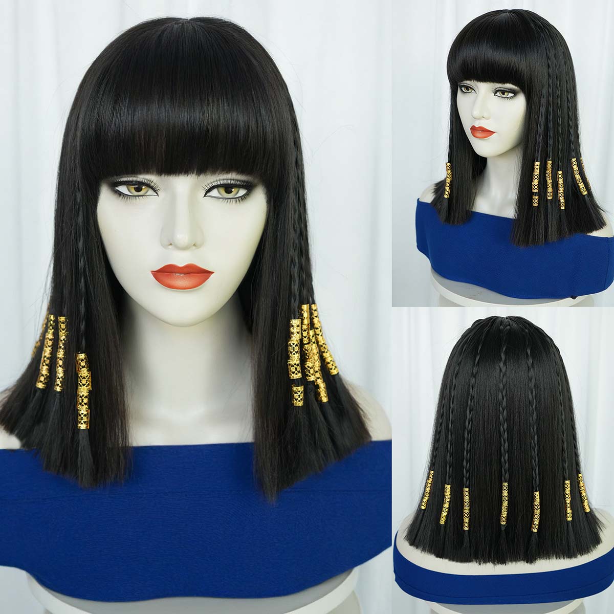 Fashion Wig Women Halloween Co - Egypt Cosplay Anime ulasan dan harga