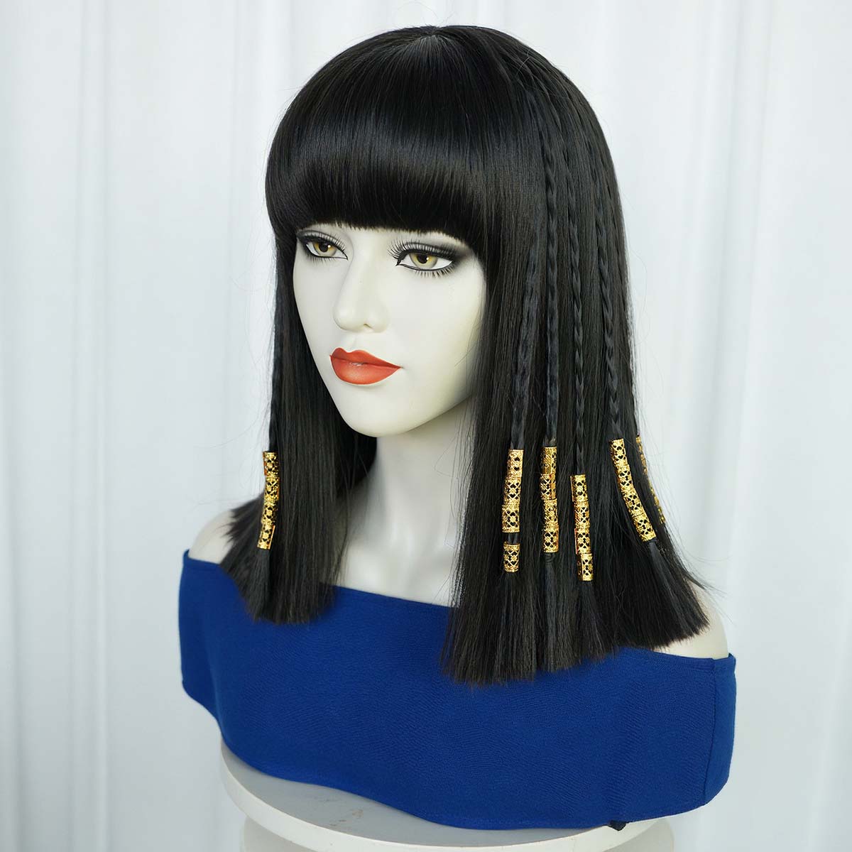 Fashion Wig Women Halloween Co - Egypt Cosplay Anime ulasan dan harga