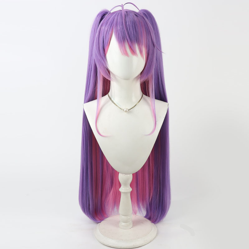Tokoyami Towa Cosplay Wig Vtub - Anime Cosplay Long Hair ulasan dan harga