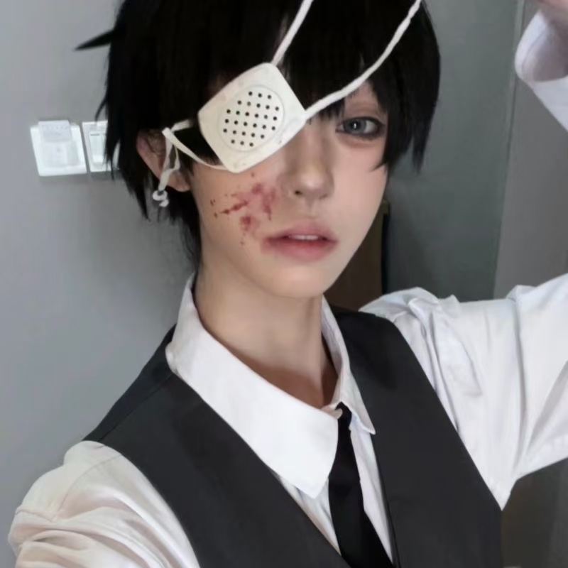 White Color Japanese-style Med - Tokyo Ghoul Mask ulasan dan harga