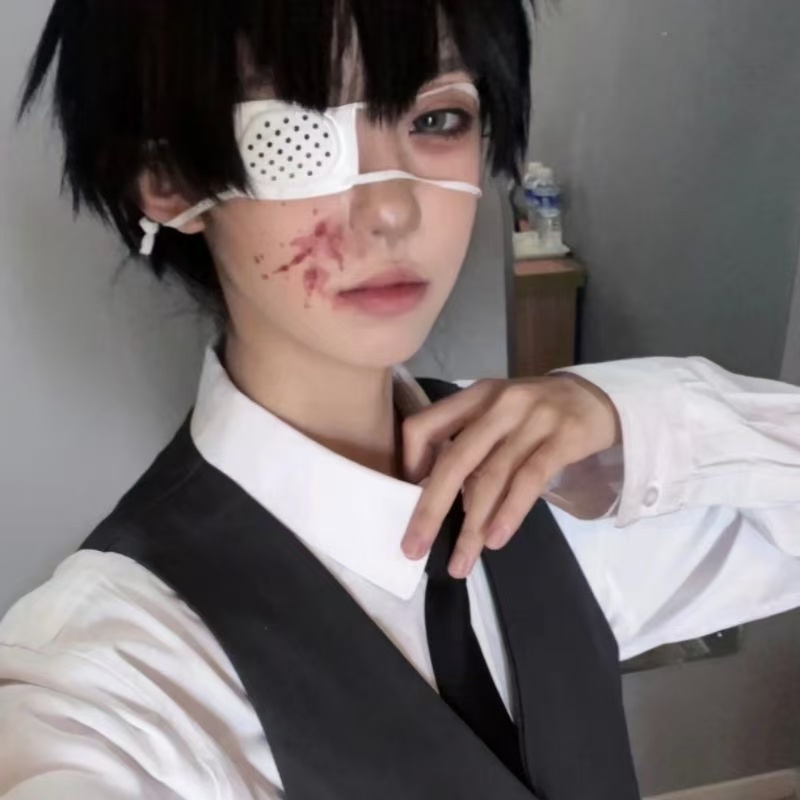White Color Japanese-style Med - Tokyo Ghoul Mask ulasan dan harga