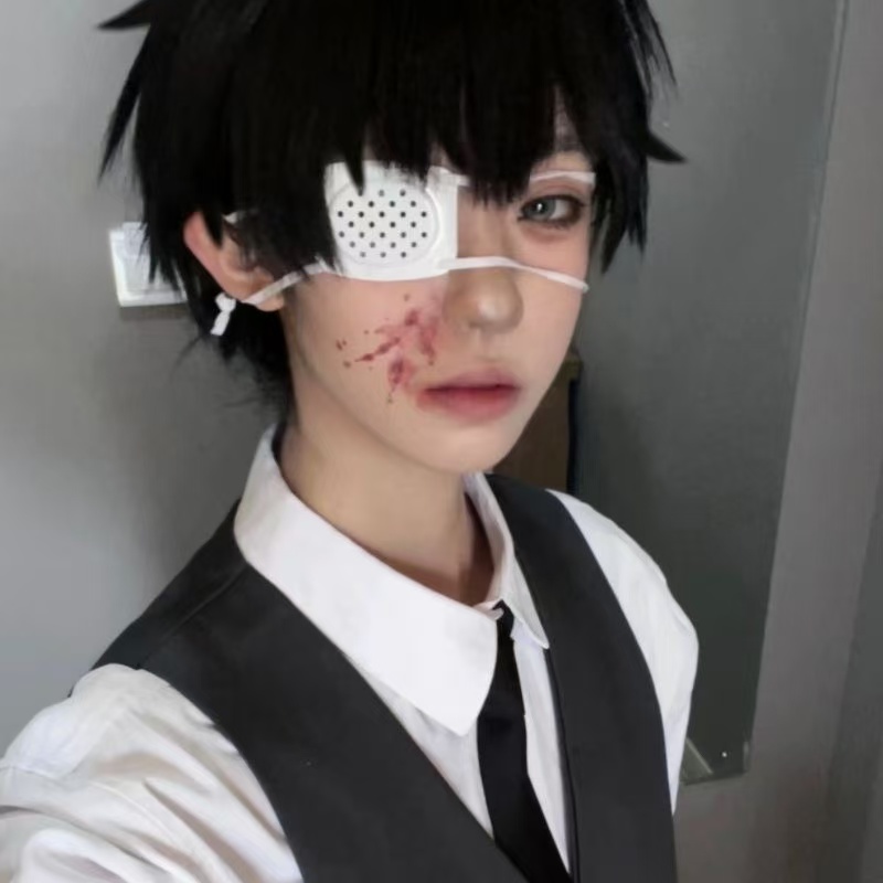 White Color Japanese-style Med - Tokyo Ghoul Mask ulasan dan harga