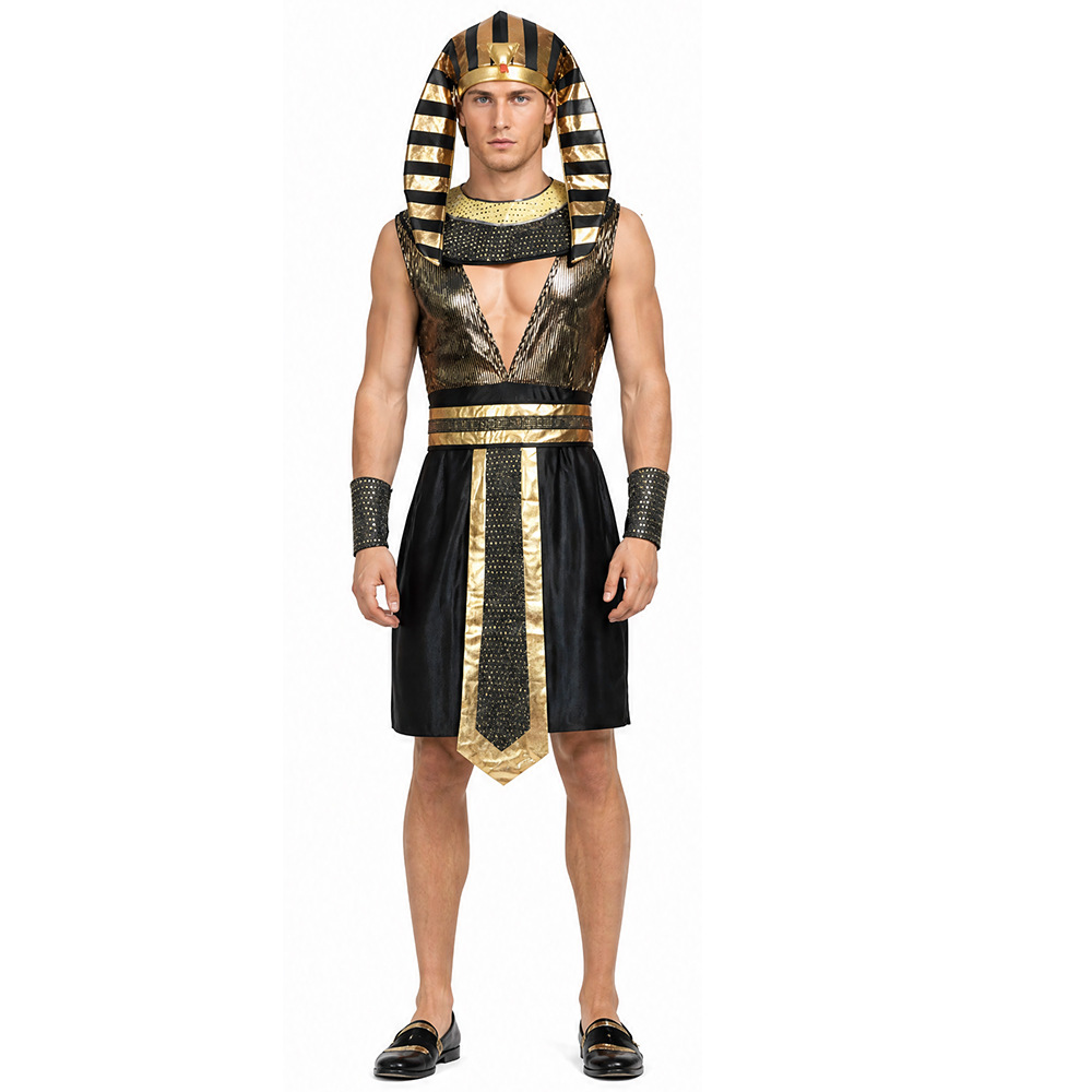 Men Egyptian Pharaoh Costume A - Egypt Cosplay Anime ulasan dan harga