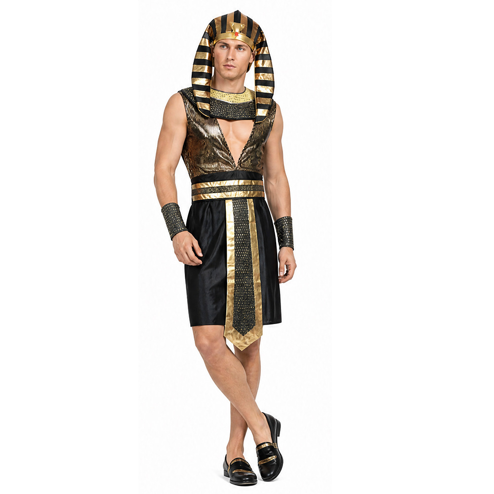 Men Egyptian Pharaoh Costume A - Egypt Cosplay Anime ulasan dan harga