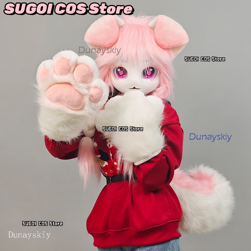 aBcSCS*Fursuit Head Kigurumi C - Anime Cosplay Cat ulasan dan harga