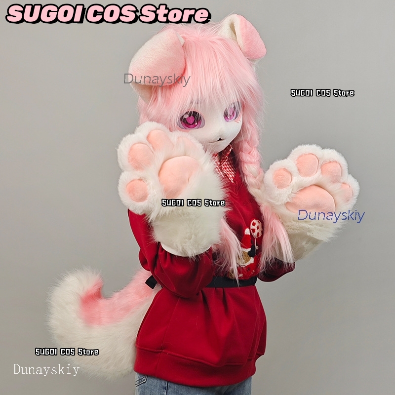 aBcSCS*Fursuit Head Kigurumi C - Anime Cosplay Cat ulasan dan harga