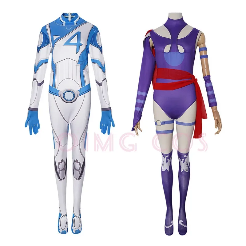 Invisible Woman Psylocke Cospl - Anime Cosplay Jumpsuit ulasan dan harga