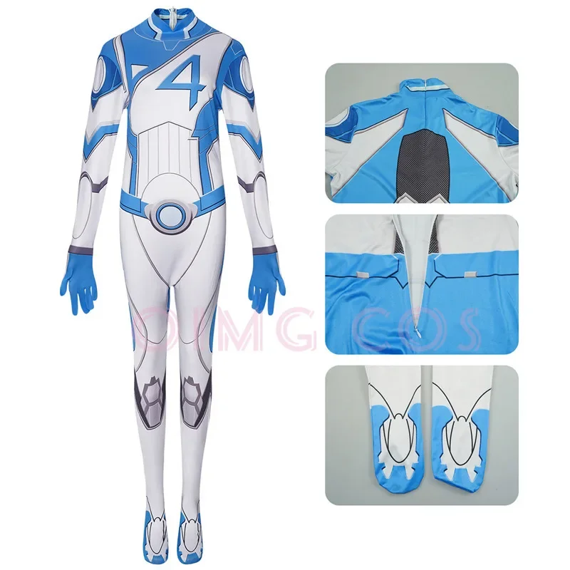 Invisible Woman Psylocke Cospl - Anime Cosplay Jumpsuit ulasan dan harga