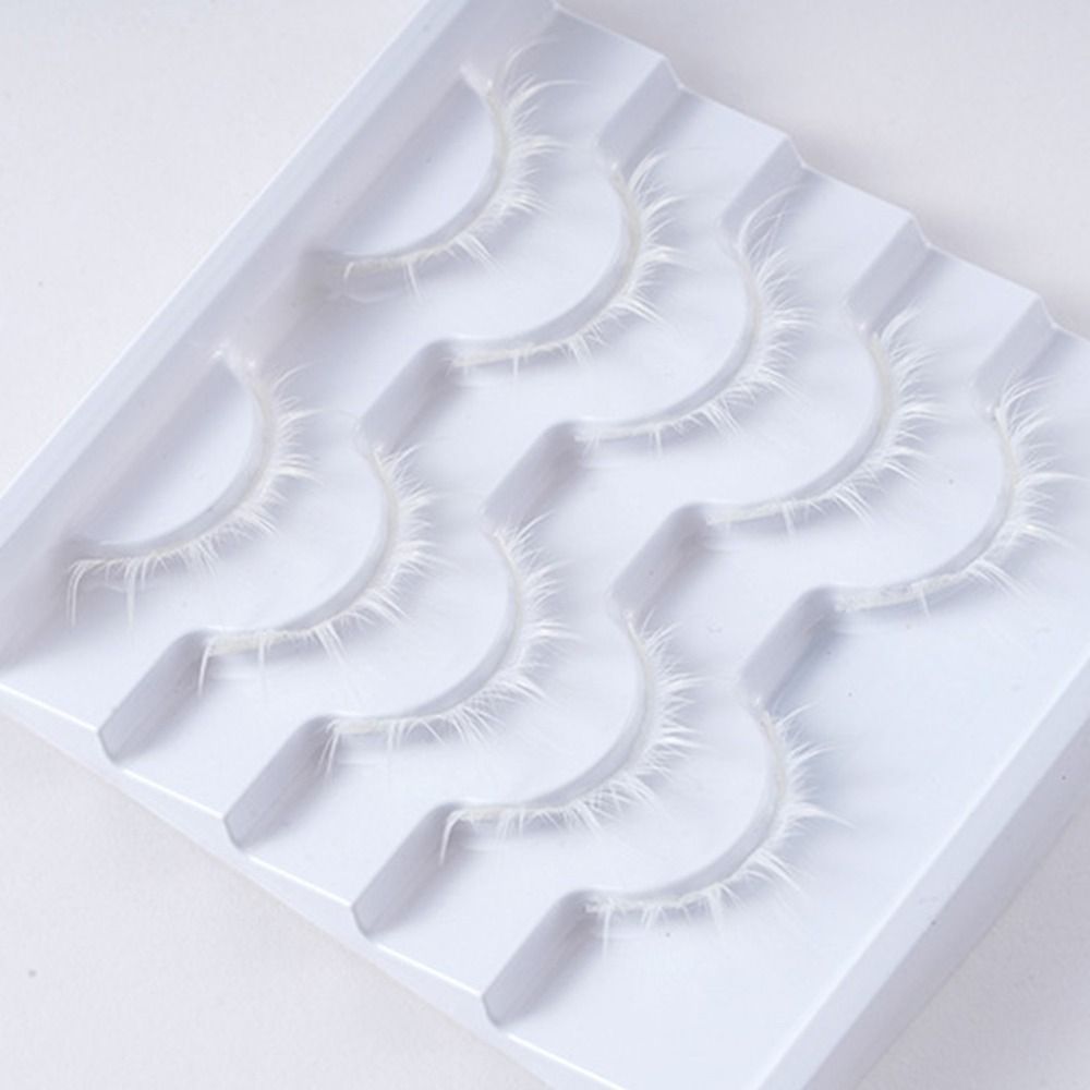 White White Anime Eyelashes Sp - Anime Cosplay Lashes ulasan dan harga