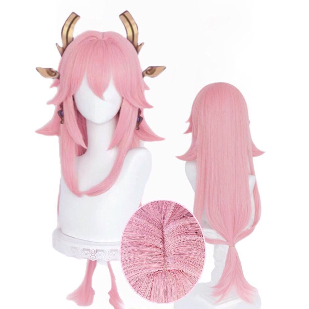 Genshin Impact Yae Miko Cospla - Anime Cosplay Realistic ulasan dan harga