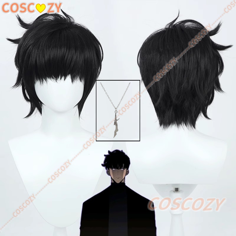Sung Jinwoo Cosplay Wig from A - Cosplay Anime Solo ulasan dan harga