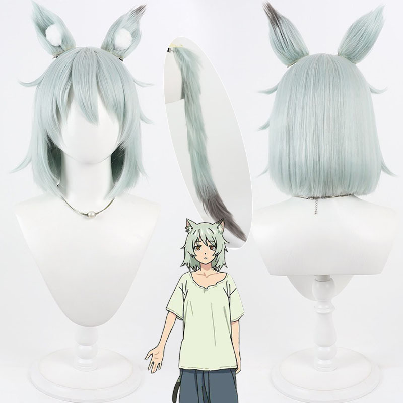 Chainsmoker Cat Cosplay Wig Ea - Anime Cosplay Realistic ulasan dan harga