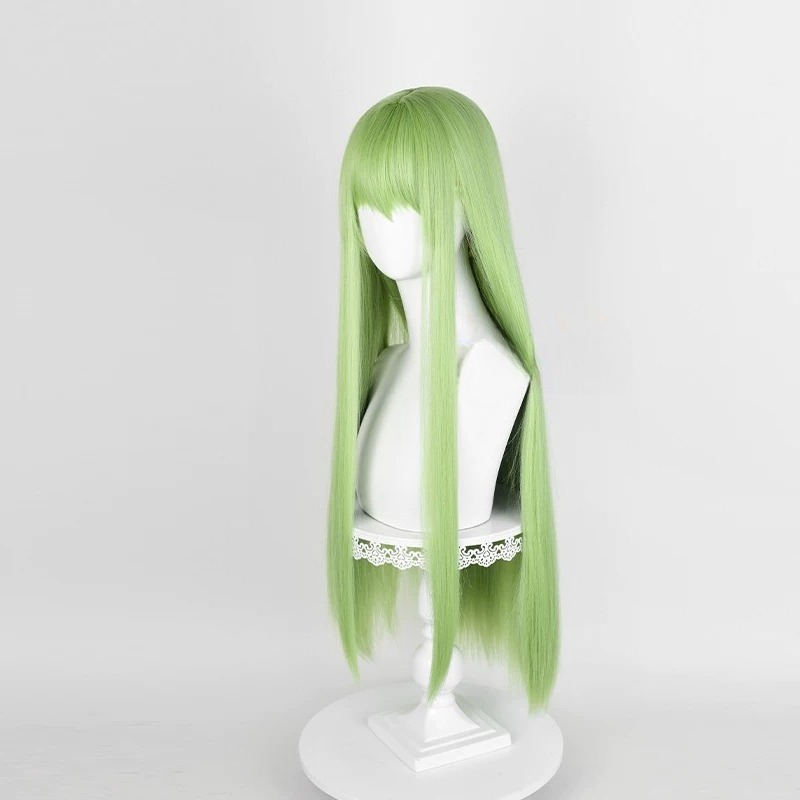 Anime CC Cosplay Green Wig Lon - Anime Cosplay Long Hair ulasan dan harga