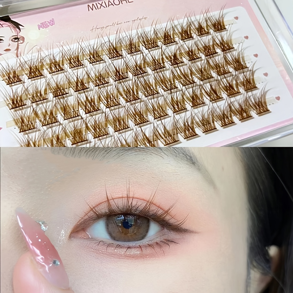 Mixiaohe Colorful Eyelashes 60 - Anime Cosplay Lashes ulasan dan harga
