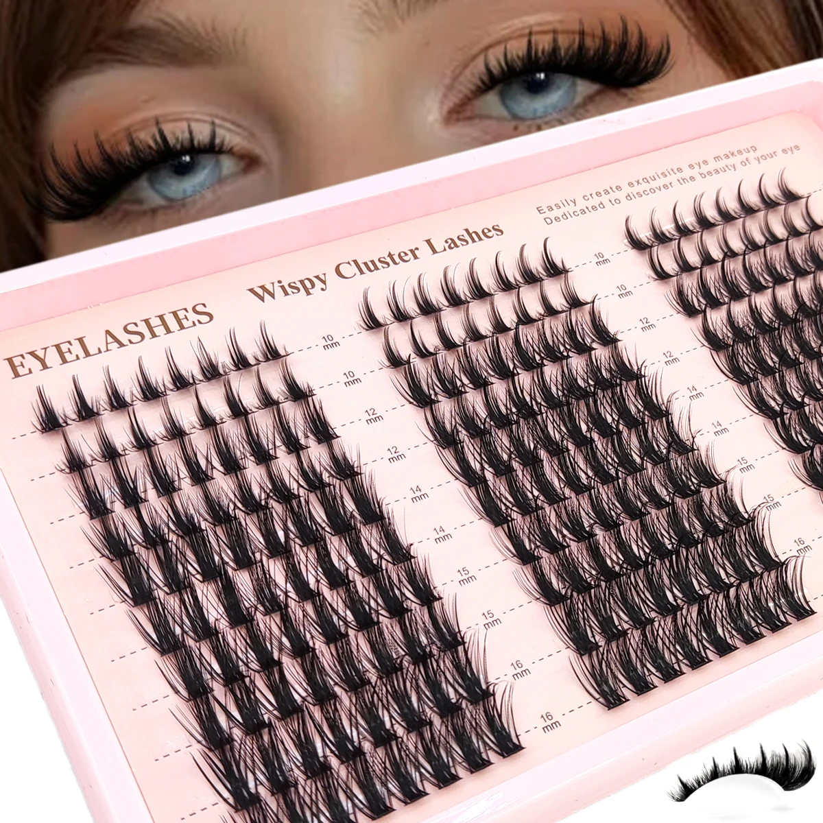 AMSDCN Manga Lash Clusters Wis - Anime Cosplay Lashes ulasan dan harga
