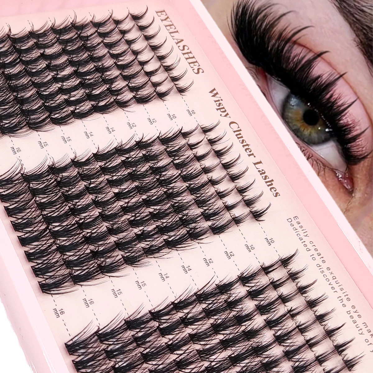 AMSDCN Manga Lash Clusters Wis - Anime Cosplay Lashes ulasan dan harga
