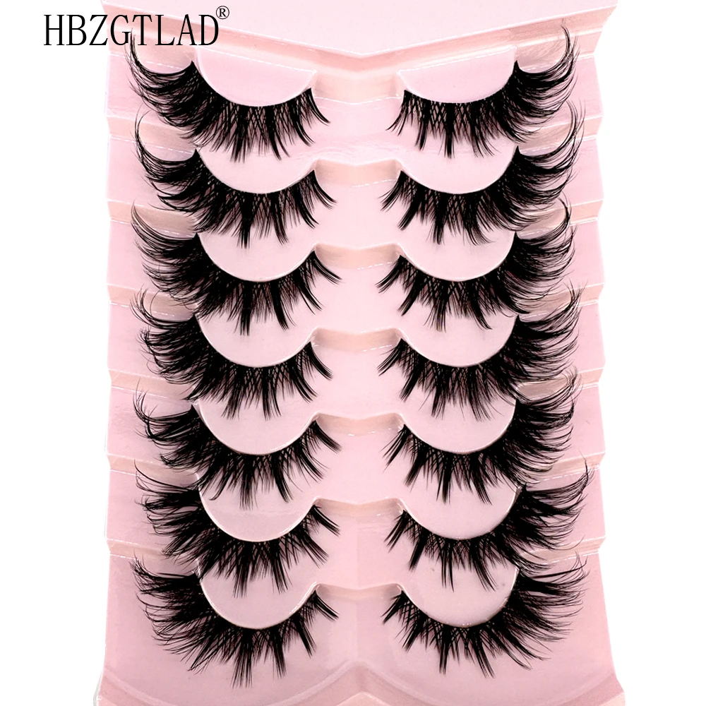 7/8PairsCat Eye Eyelashes mang - Anime Cosplay Lashes ulasan dan harga